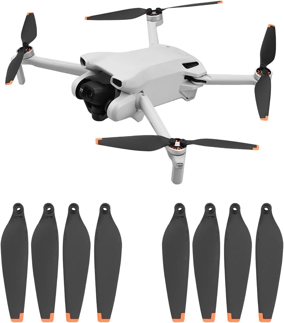 Hélices Mini 3 à faible bruit : kit Xzeit 16 pièces pour un vol stable et silencieux