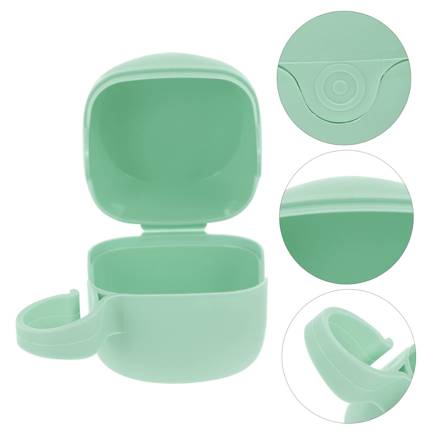 10pcs Pacifiers Case Compact Travel Box Safe Easy to Use Holder Case Clip for Newborns