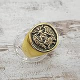 masonic symbols  Baphomet ring, Sabbatic Goat, Occult Satanic ring  Freemason Ring  Masonic Ring  Wiccan ring  Satanic Ring  Sterling Silver 925, Yellow, White Gold  Handmade  Any Sizes