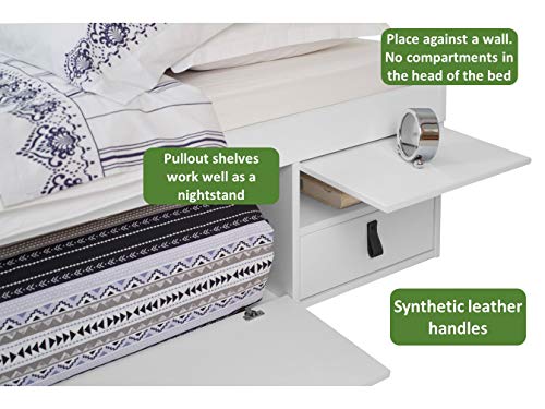 Memomad Bali Storage Platform Bed With Drawers (Queen Size, Off White) #TOP3