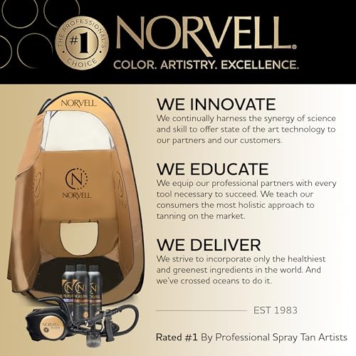 Norvell XL Portable Spray Tan Tent - Extra Large Pop Up Tent for Professional Tanning - Mobile Spray Room with Carrying Bag and Easy Clean Floor - Sunless Self Tanning Booth - Thumbnail 7