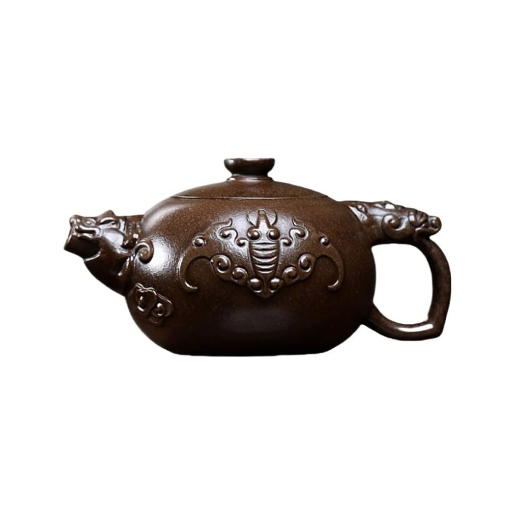 Teesieb Handgeschnitzte Lila Ton Teekanne Büro Retro Teekanne Home Teekocher Wasserkocher