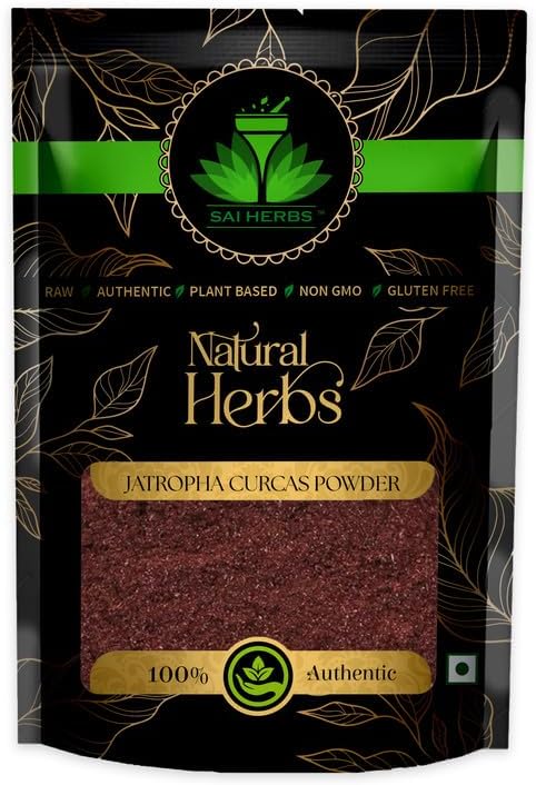 Jatropha Curcas Powder - Pure & Natural (1 KG)