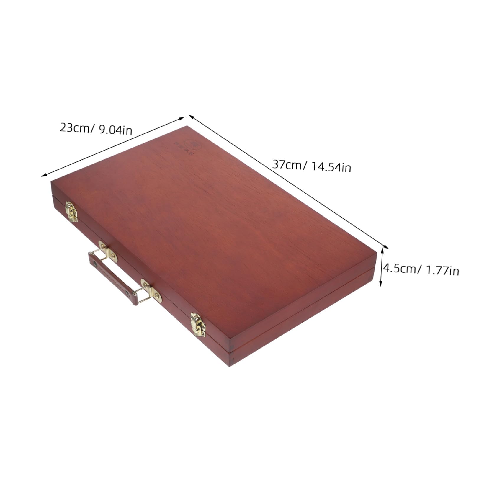 Homoyoyo Boîte de Peinture Bois Style Européen pour Artistes et Étudiants, Mallette Légère Poignée, Rangement Solide et Portable pour Usage en Extérieur