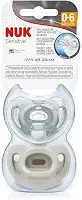 NUK Kit C/ 2 Chupetas Sensitive Soft Fashion 100% Silicone Neutral S1