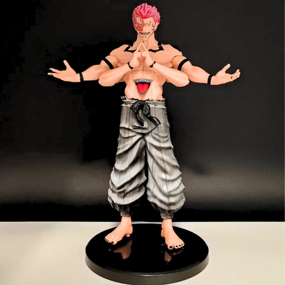FUNFOB Ryomen Sukuna Action Figure Height-20cm Collectible for Anime Fans PVC Multicolour | Saku-naa-image-46
