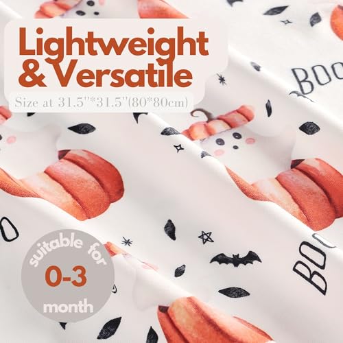 Image of Newborn Swaddle Blanket Set, Headband and Beanie