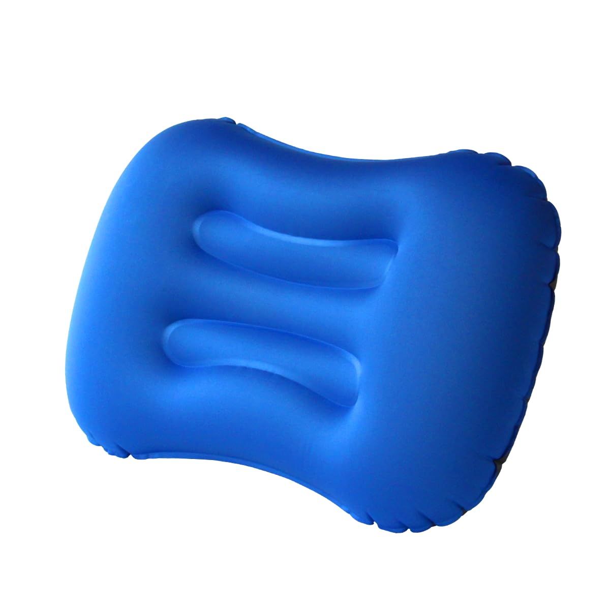 Baiao Ultralight Inflatable Camping Pillows for Adults, Compressible Compact Travel Inflatable Pillow, Comfortable Ergonomic Blow Up Air Pillow for Camping(Blue)