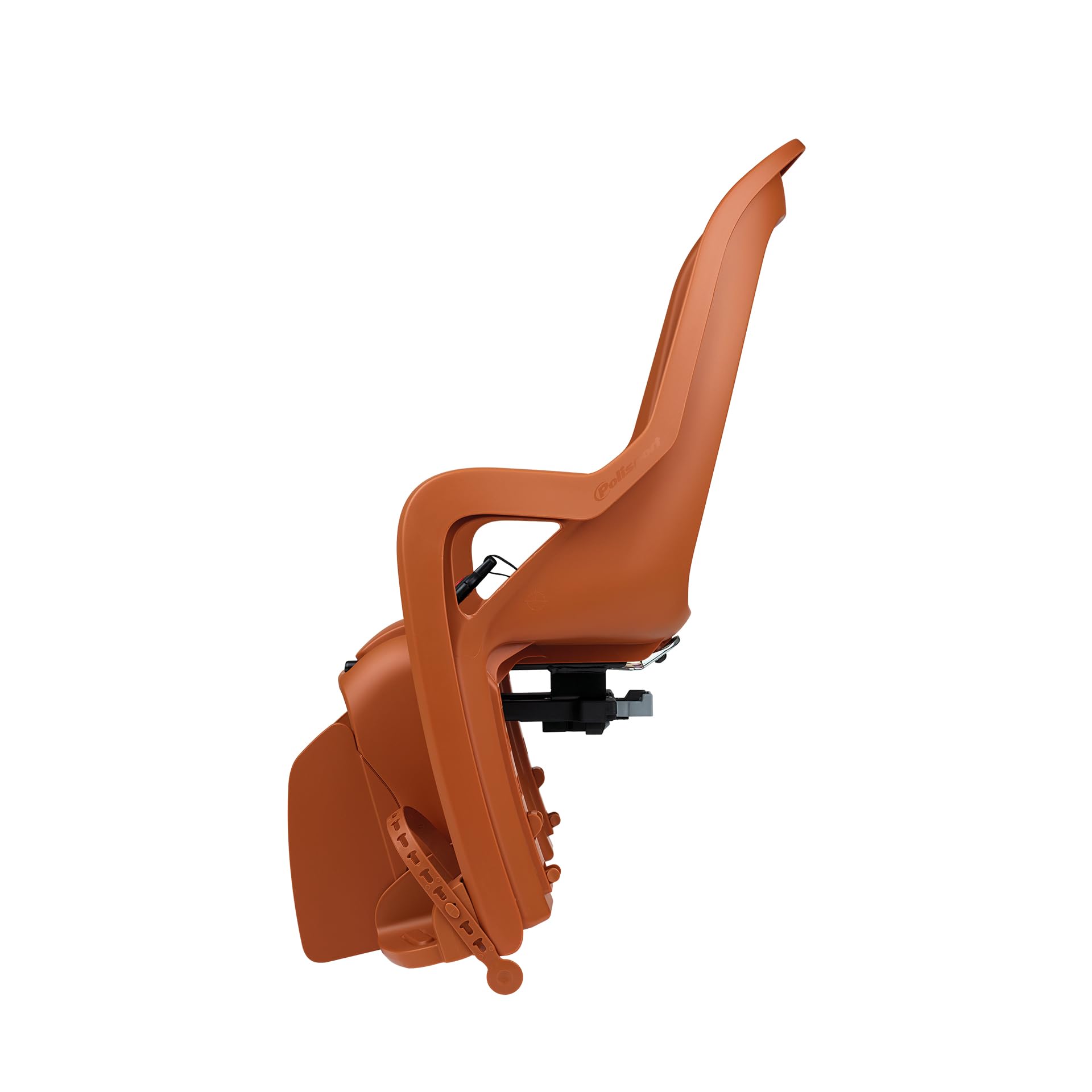 Siège Enfant vélo arrière Polisport Groovy MIK-HD pour Porte-Bagages MIK-HD, Installation Rapide et sûre, Design modernisé, Confort Optimal, Jusqu’à 22 kg et 110 cm, Couleur Marron Caramel