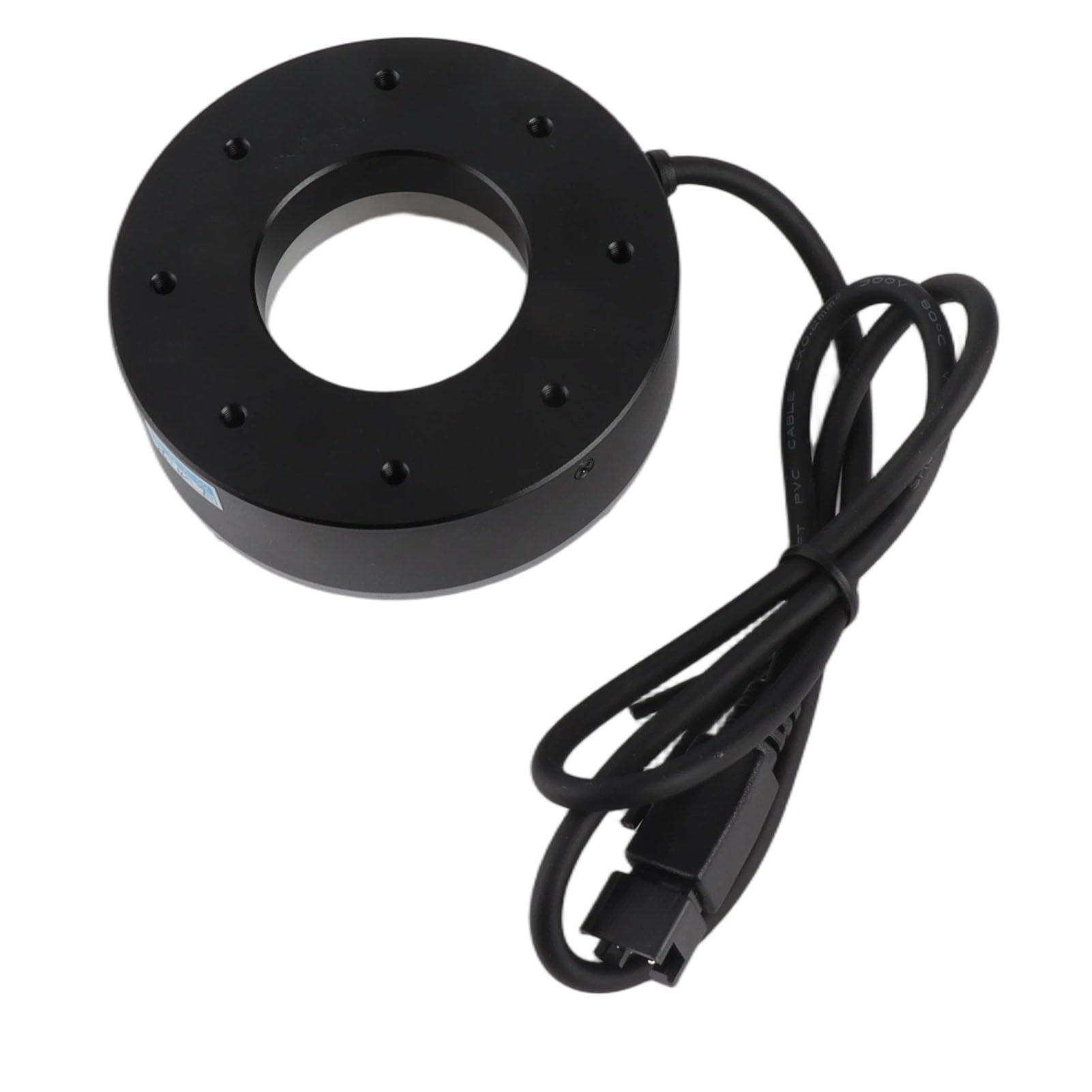 Akozon Luz LED para Microscopio, 24V, Alto Brillo, para Cámara de Microscopio Estéreo Binocular, Iluminación Uniforme, Aleación de Aluminio