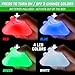 GoSports Modern Light Up Cones - Cycle Between 4 LED Colors for Sports, Traffic Safety, and Glow in The Dark Games - 6 Pack