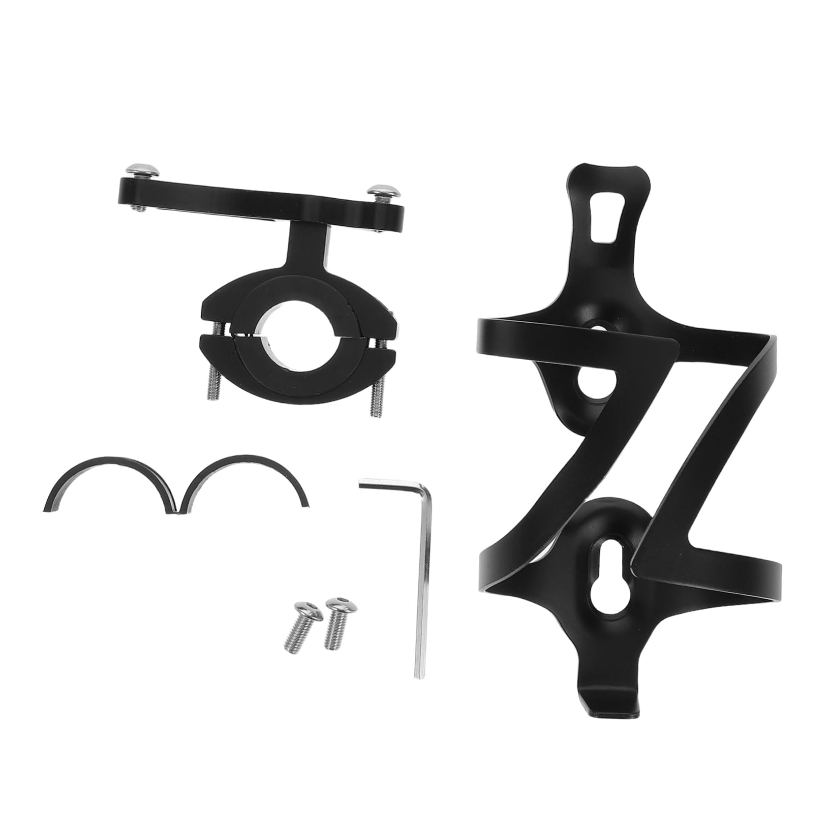 POPETPOP 1 Set Cages Bike Water Bottle Mount Cycling Water Bottle Brackets Water Bottle Mount for Bike Mountain Bike Water Bottle Cage Universal Cup Holder Black Aluminum Alloy
