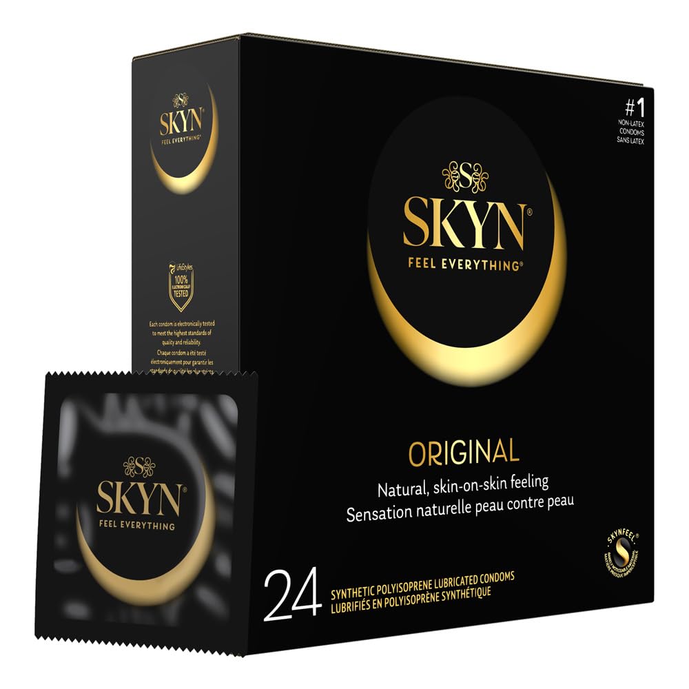 Skyn Original Natural Feeling Latex-Free Lubricated Condoms 24 Pcs