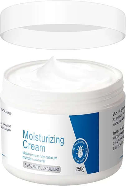 OUPEICHARM Moisturizing Cream, Body and Face Moisturizer for Women, Body Cream with Hyaluronic Acid and Ceramides, Daily Moisturizer, Hydrating, Anti-Aging, Anti-Wrinkle, Firming Skin Care