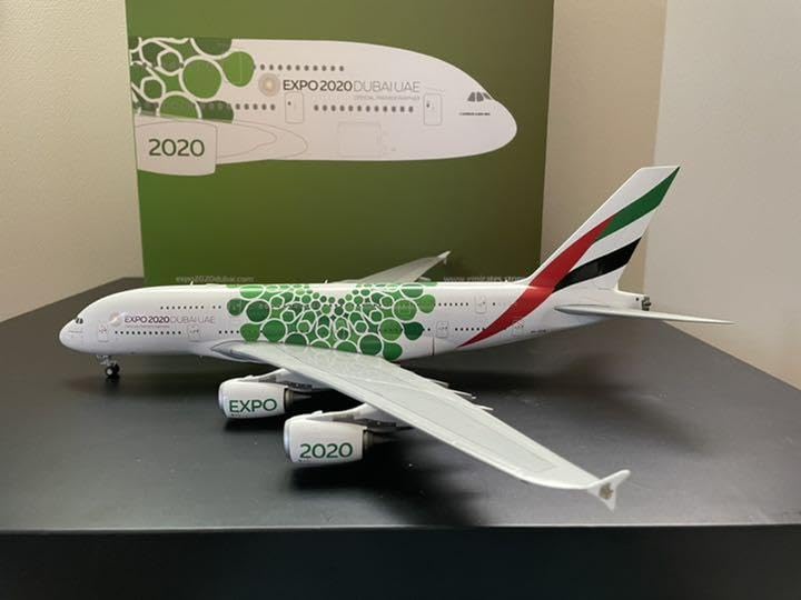 3機セット　ジェミニ　gemini 1/200 a380 エミレーツ　expo Airbus A380-800 Commercial Aircraft 