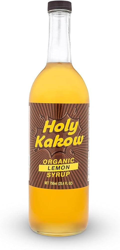 Amazon.com: Holy Kakow Cafe Organic Lemon Syrup - Lemon Syrup