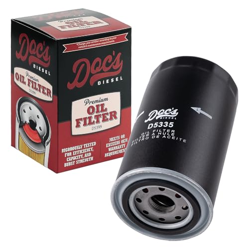 Doc's Diesel Oil Filter D5335 | Compatible with 1989-2024 RA...