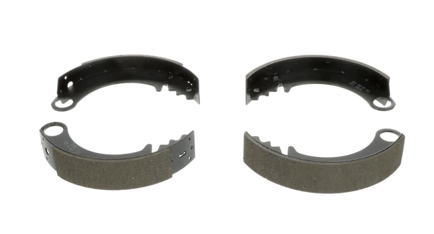 BOSCH BS76 Blue Drum Brake Shoe Set kompatibel mit Select Jeep: 1947-53 Willys, 1946 CJ-2A; FRONT