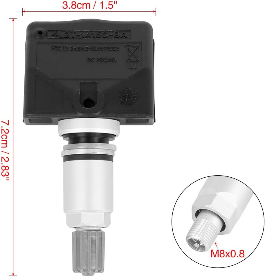 X AUTOHAUX 4L2T-1A150-BA Tire Pressure Monitoring System Sensor TPMS Sensor 433MHz for Ford Explorer Expedition for Lincoln Navigator for Mercury Mountaineer