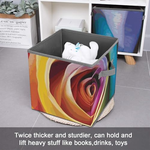 Cubes de rangement pliables solution pour linge et jouets éparpillés au sol