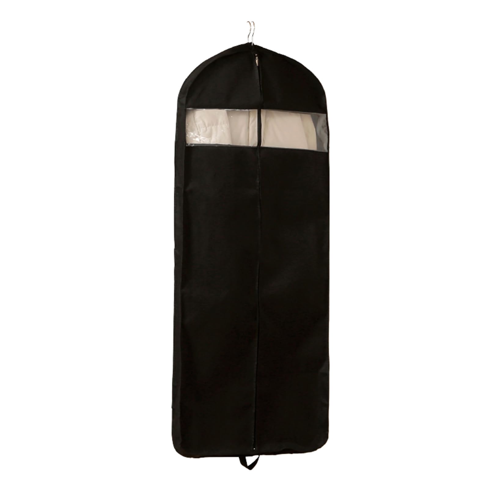Nucelit NonWoven Fabric Garment Covers with Transparents PVC Window for Hanging Clothes Storage Hanging Wardrobes Dustproof Protectors
