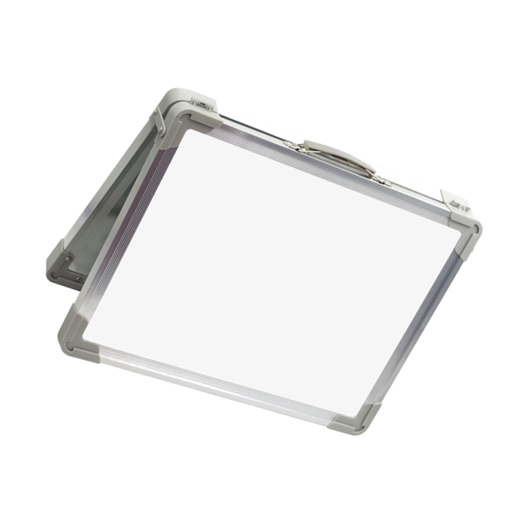 Ciieeo Lavagna Magnetica Portatile Doppia Faccia Bianca da Tavolo Pieghevole in Lega di Alluminio e Abs Superficie Cancellabile per Scuola ed Educazione