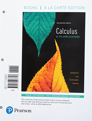 Calculus & Its Applications 0134463307 Book Cover