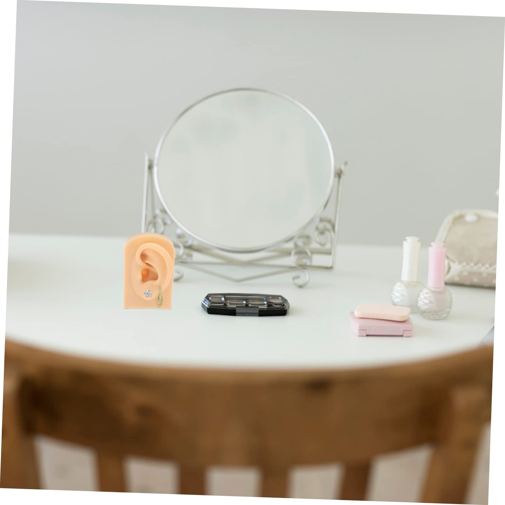 Baluue Realistic Human Ear Model Perfect for Piercing Practice Ear Mold Making