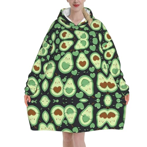 Sweat-shirt couverture oversize avocat, une idée de cadeau originale et chaleureuse pour elle