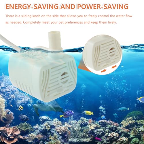 Image of Cat Water Fountain Pump Mini fish tank pump Crafts Plant Micro Water Pump Pet Water Fountain Pump Replacement Pump USB-1020 3.5-9V,White