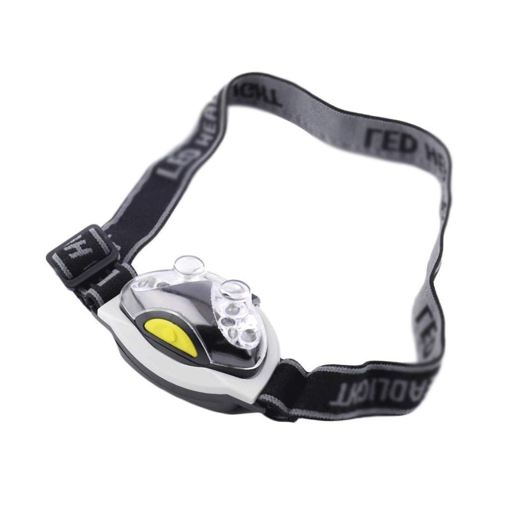 Lampe frontale pour randonnée pédestre et camping avec lampe de poche étanche