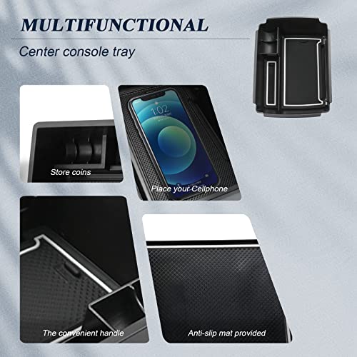 BIBIBO Portaoggetti Bracciolo per V W Golf 7 7.5