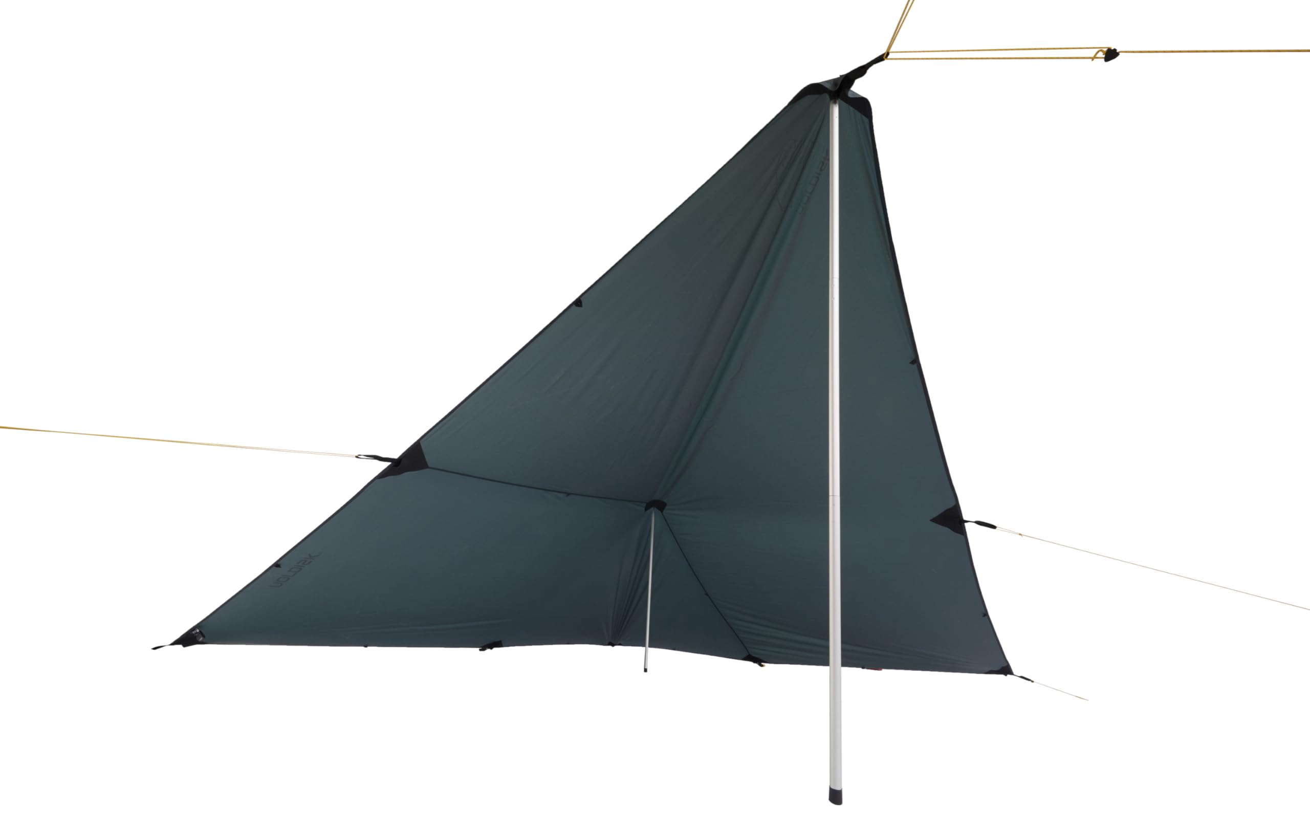 Nordisk - Voss SI multifunktionales Tarp, reißfeste Nylon Rip Stop Zeltplane mit Silikon Beschichtung, inklusive Packsack, Dunkelgrün/Forrest Green