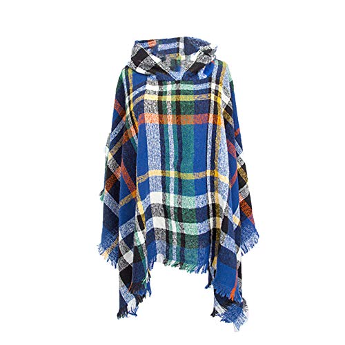 Amphia-Damen-Poncho-Schal-Cashmere-Feeling-Strick-CapeKapuzen-Poncho-mit-Haekelborde-Cape-fuer-Frauen-aus-Strickmaterial-mit-Zierfransen