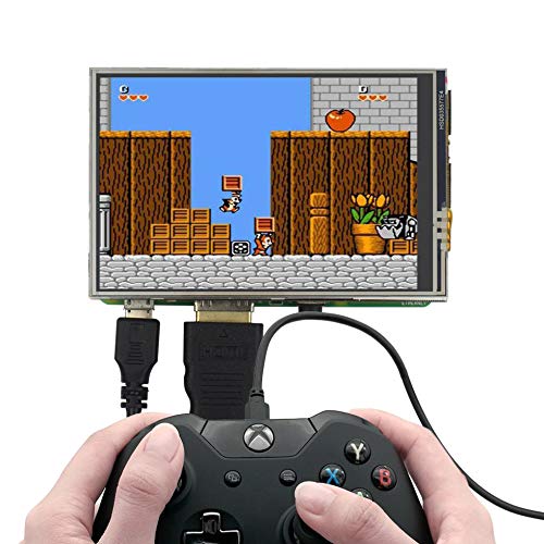 Image of for Raspberry Pi 3 B+ 3.5 inch Touch Screen with Case, 320x480 Pixel Monitor TFT LCD Game Display [Support Raspbian, Ubuntu, Kali, RetroPie System]
