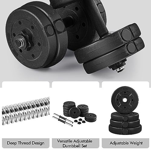 Yaheetech-Dumbbell-Weight-Set-of-2-Dumbbell-Exercise-Equipment-Suitable-for-Women-Men-Strength-Training-Total-Weight-33LB