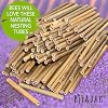 Rivajam 125 Bamboo Sticks for Crafts Supplies | Bamboo Craft Sticks & Mason Bee Tubes for Mason Bee House | Bamboo Reed Mason Bee Straws for Solitary Bee Box, Bee Hotel & Pollinator Gardens #3