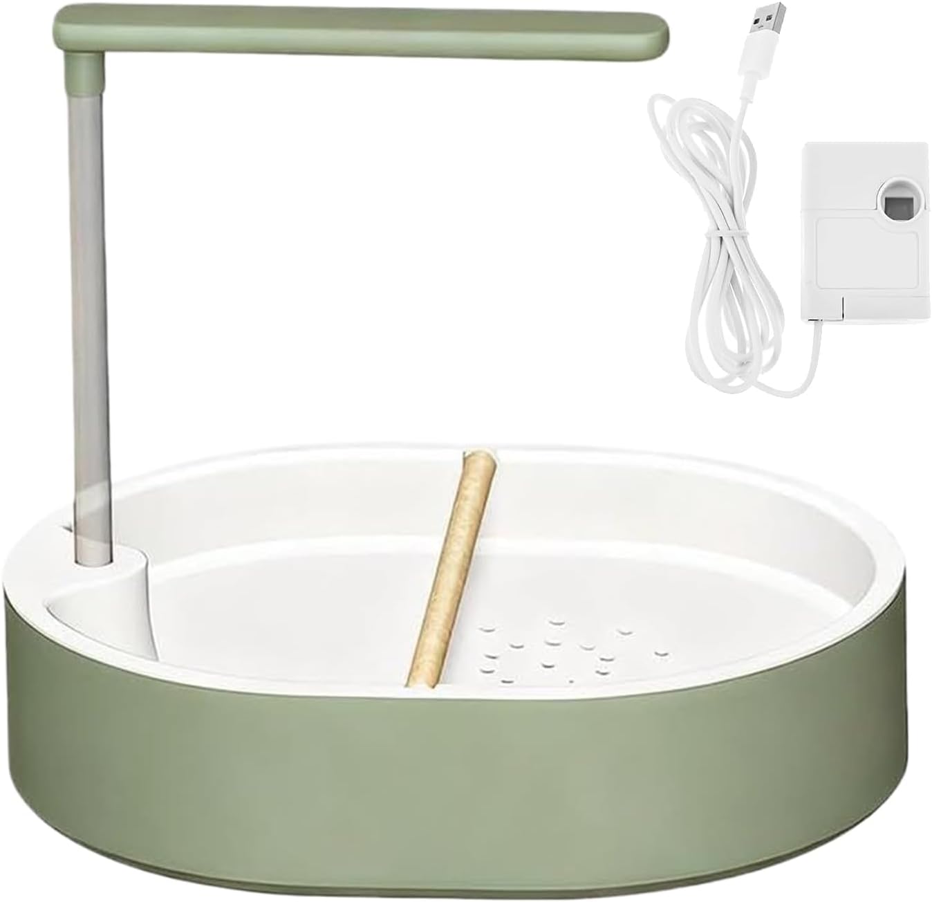 Bird Bath for Cage, Quiet Anti-Spill Bathing Pool for Pet Birds, Indoor and Outdoor Shower Bath for Finches, Lovebirds, Conures, Canaries, Cockatiels, Parakeets, and Cockatoos, Suitable for Backyard