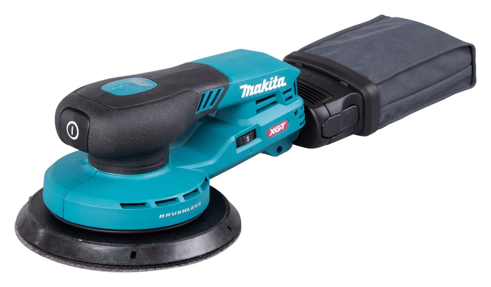 Makita BO004CGZ 40V Max Li-ion XGT 150mm Lijadora orbital aleatoria sin escobillas, baterías y cargador no incluidos