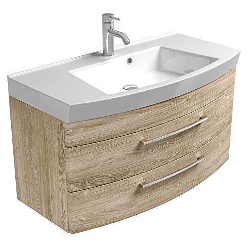 WASCHTISCH MIT UNTERSCHRANK 100 CM - Waschtische 1m breit