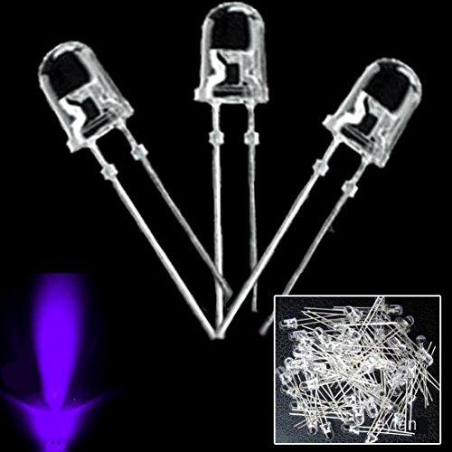 1000PCS x Superbright 5mm Round uv LED uv light lamp whlesale leds