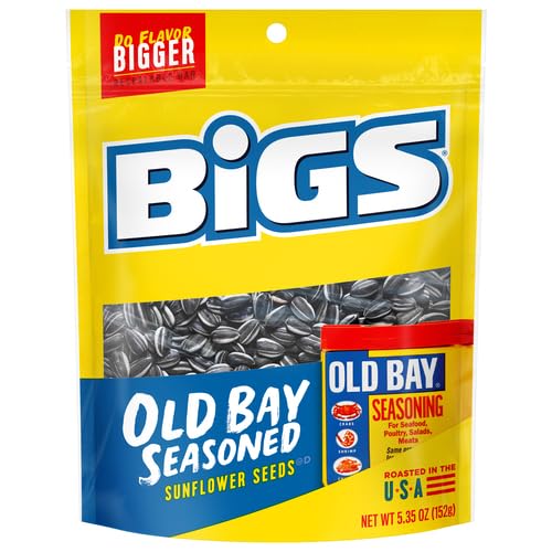 BIGS Old Bay Seasoned Sunflower Seeds, Catch of the Day, 64.2 Ounce