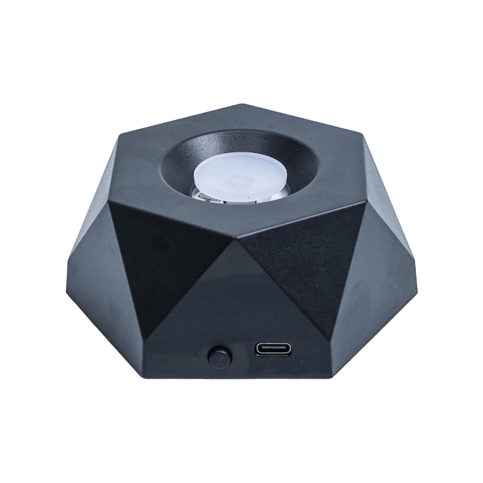 NRVTRE LED Touch Sensitive Crystals Atmospheres Lamp Base Featuring Dimmable Light for Jewelry Display and Home Decoration Exhibition Lighting