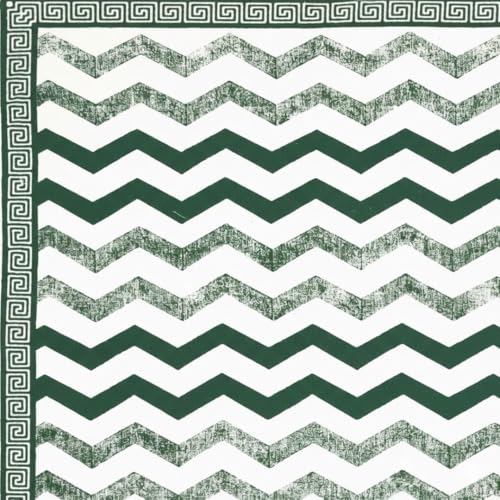 Image of Living Roots Ethnic Jaipur Block Print Double Cotton Bedsheet & 2 Pillow Covers, for Mattress Upto 6 inches Thick, No Colour Bleeding, Green Colour, King Size 90 * 108 inches, 120TC (609-C)