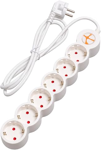 Tunçmatik Powerstrip 6 Altılı Anahtarlı Grup Priz 3M
