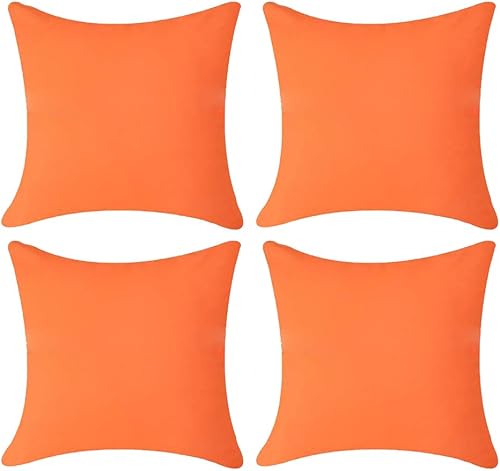 Andreannie - Juego de 2 fundas para cojín, decorativas, para exteriores, impermeables, para jardín, tienda de campaña, parque de campaña, poliéster,