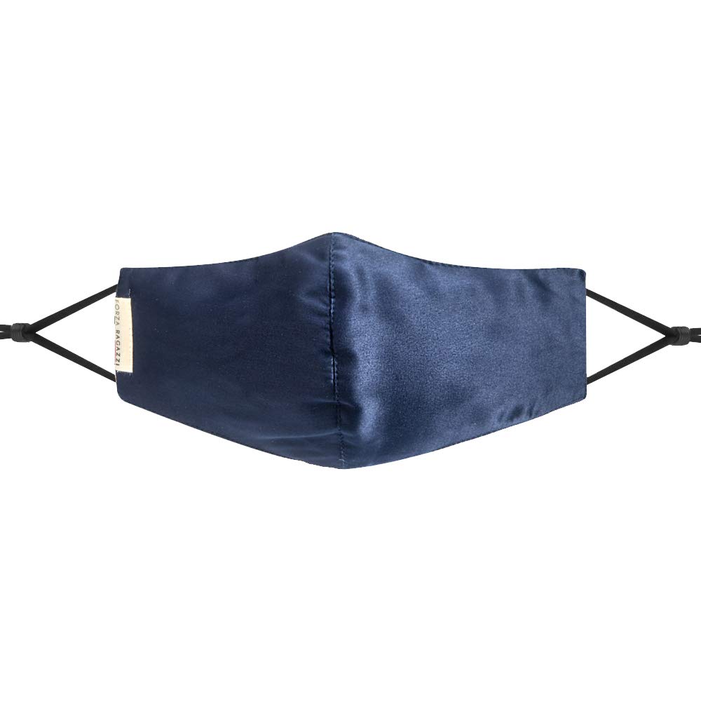 FORZA RAGAZZI Super Premium Washable Face Mask - Navy Satin