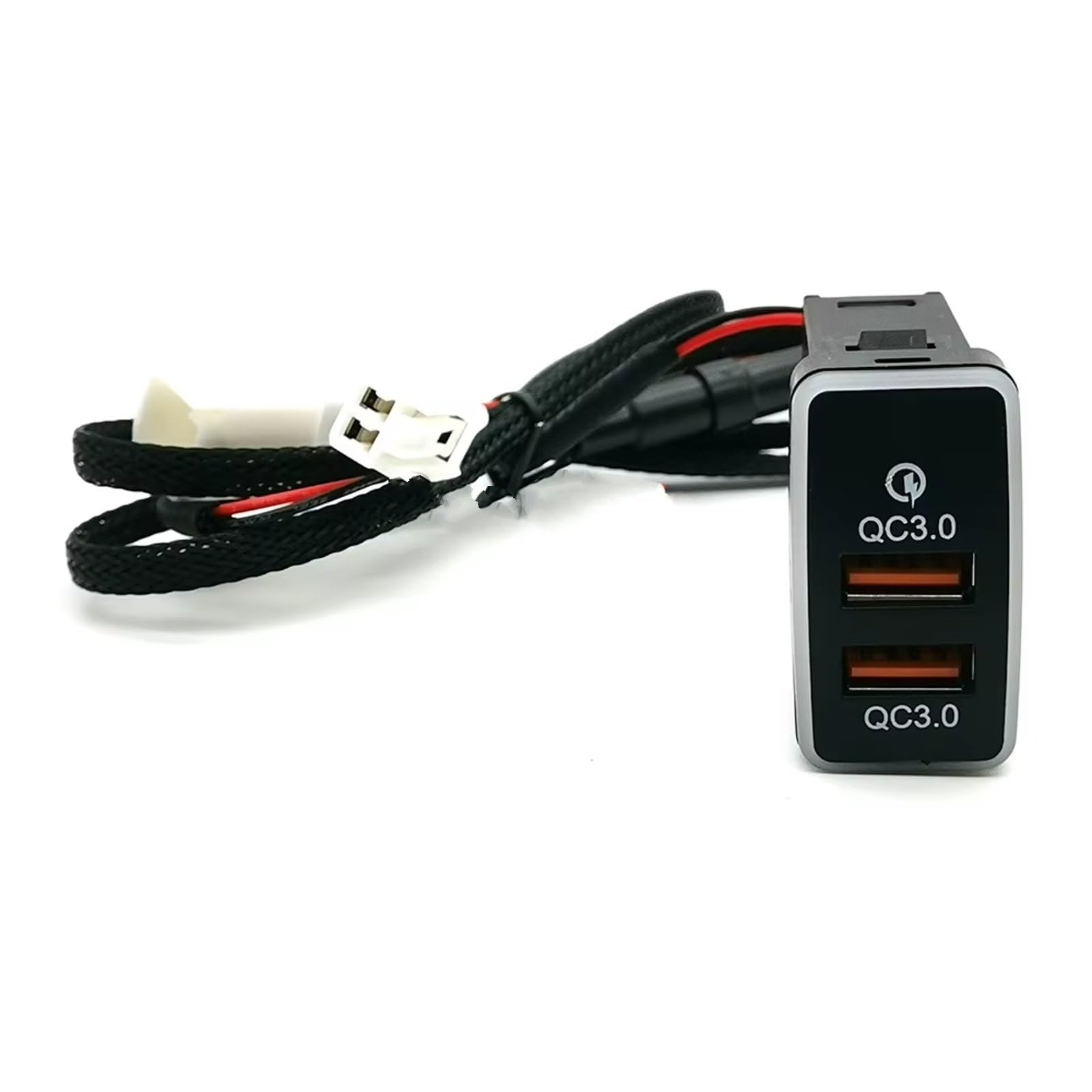 Prise USB Auxiliaire Compatible Avec Toyota Pour FJ Cruiser Pour LC120 Voiture Double Prise QC3.0 Rapide Téléphone Adaptateur Chargeur Interface USB AUX voiture