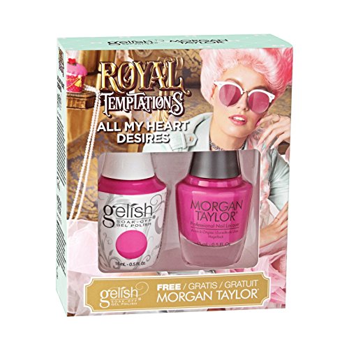 Gelish Gel Polish & Morgan Taylor Nail Polish Duo 1410296 All My Heart Desires
