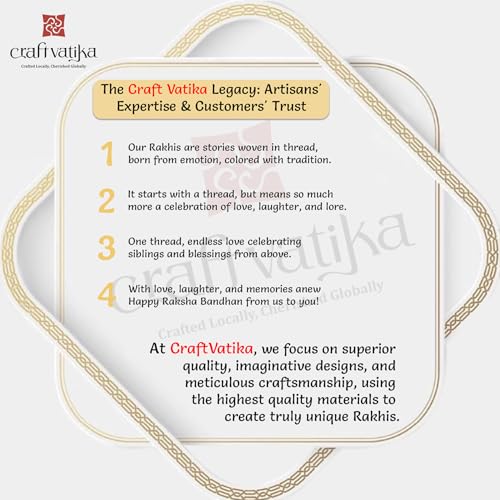 Image of CraftVatika Designer Rakhi for Brother Set of 2 Evil Eye and Blue Elephant With Gift Combo for Brother Bhaiya,Men, women, Boys , Girls, Rakhi for Boys Mens Couple Rakhis for Bhaiya Pair for Bro, Fridge Magnet for Home decor With Greeting Card, Tilak set